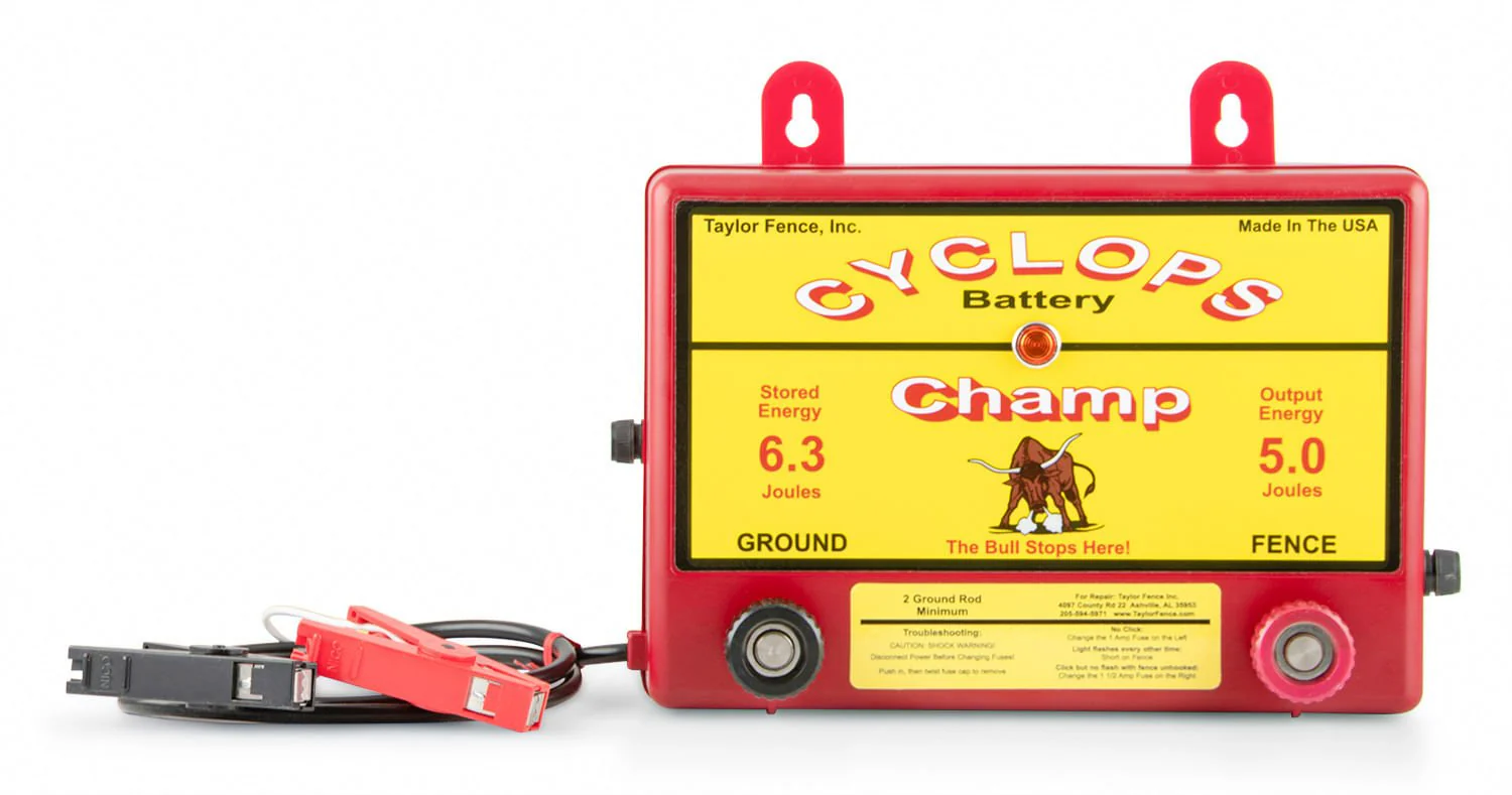 Cyclops 5 Joule DC/Battery Champ Fence Charger - Pet's Shop
