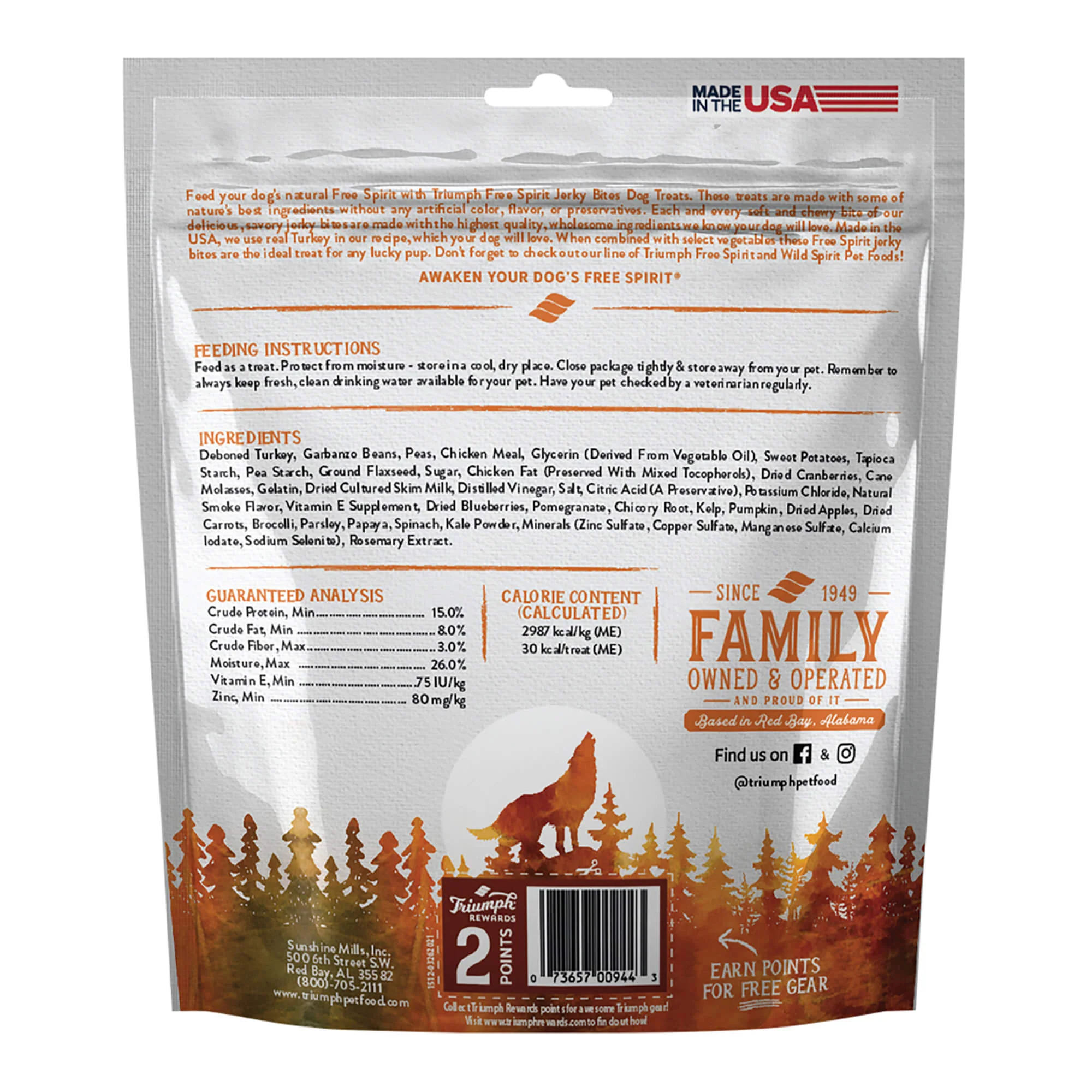 Free Spirit Deboned Jerky Bites, 20 oz - Pet's Shop