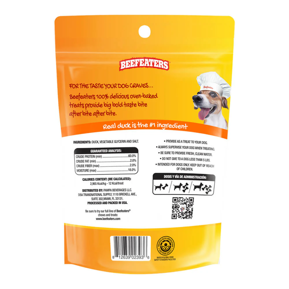Beefeaters Duck Jerky Strips - Pet's Shop