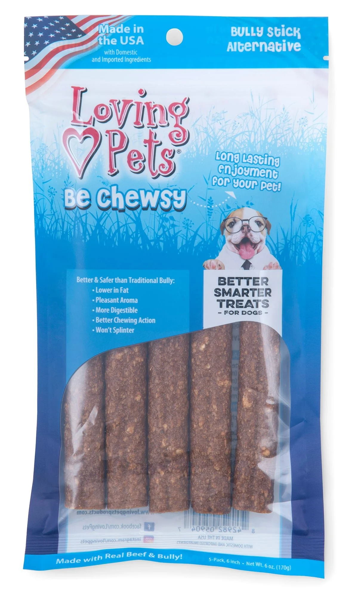 Loving Pets Be Chewsy, Bully Stick Alternative - Pet's Shop