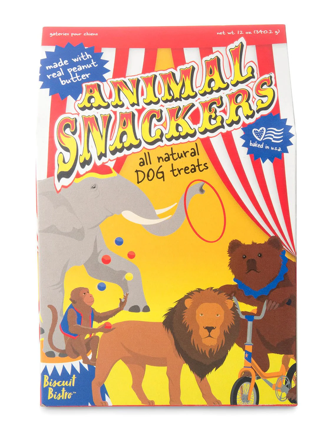 Animal Snackers, Peanut Butter, 12 oz - Pet's Shop