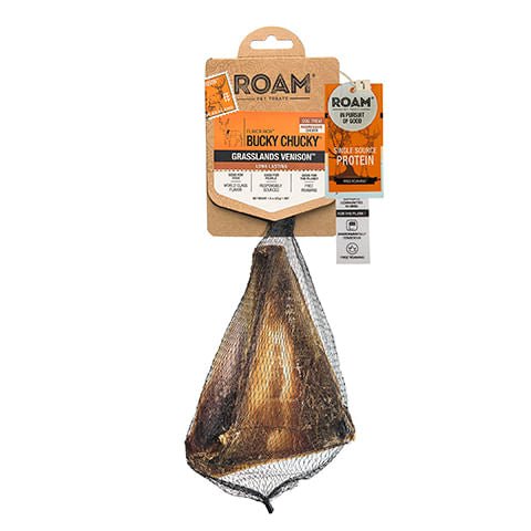 Roam Dog Treats Bucky Chucky Venison Scapula - Pet's Shop