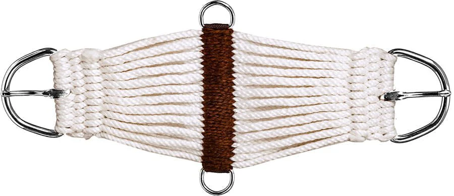 Mustang Pony Wide Cinch, White - Pet's Shop