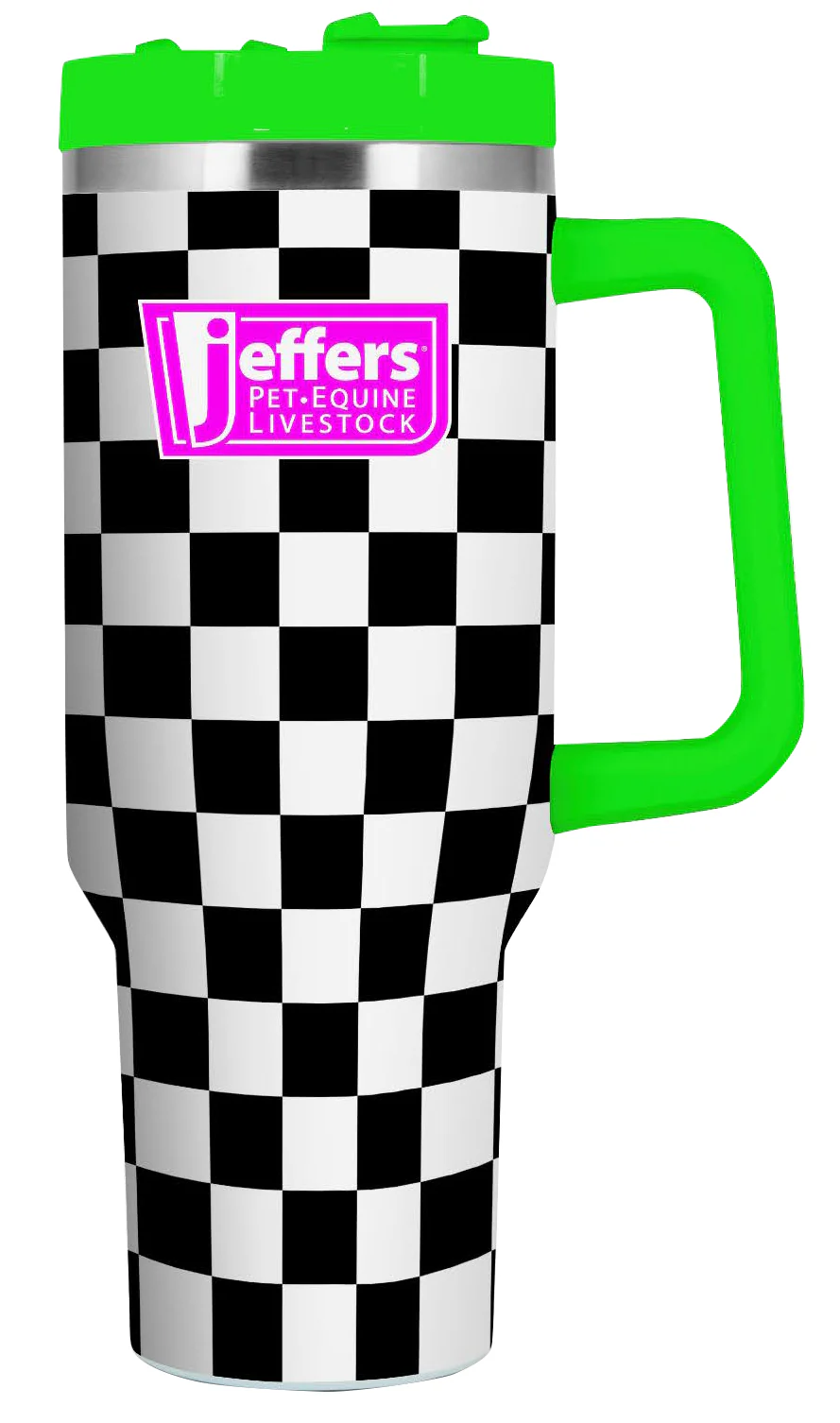 Expression 40 oz Stainless Steel Lidded Tumbler with Handle (Straw Included) - Pet's Shop