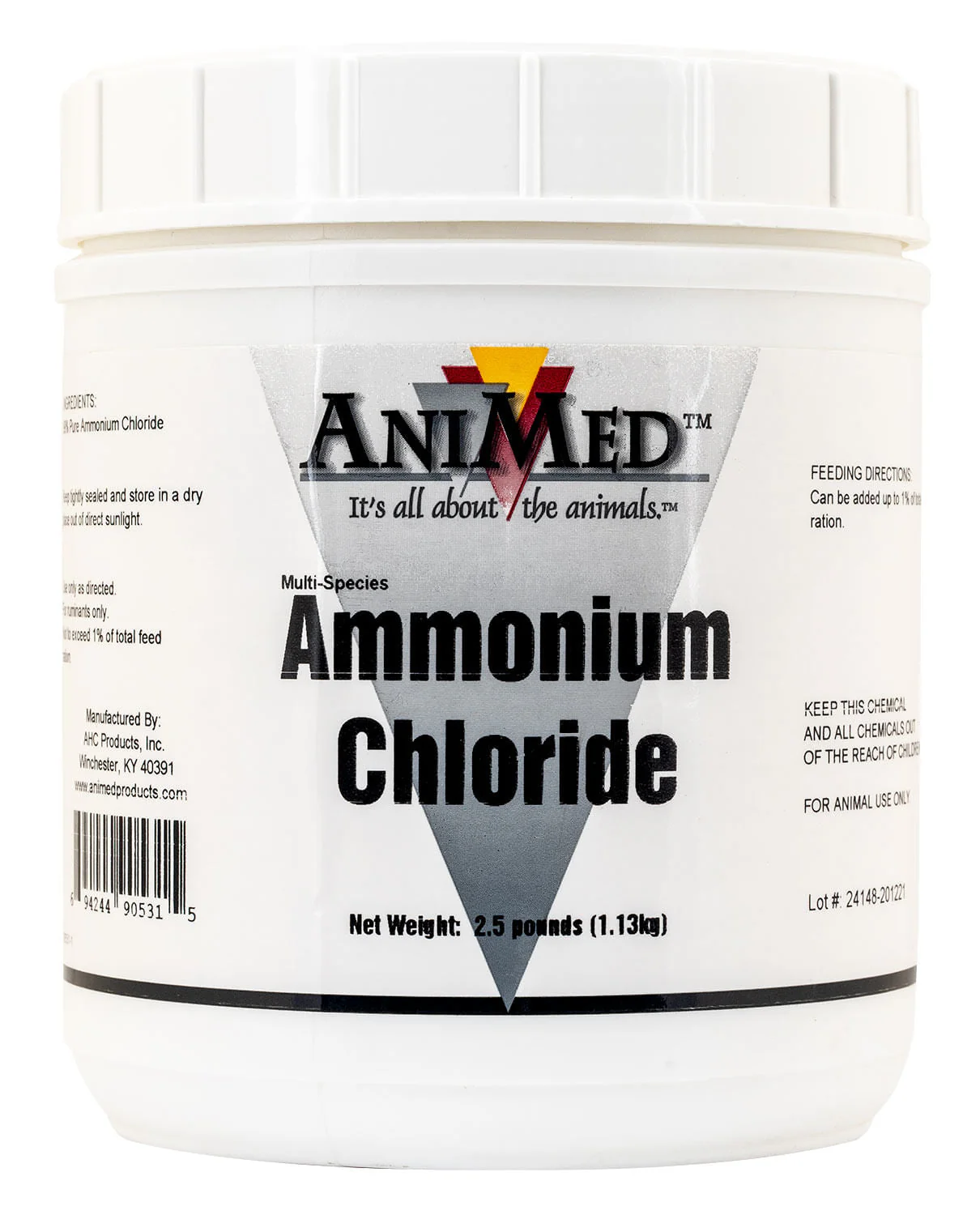 Ammonium Chloride Supplement for Goats, 2.5 lb - Pet's Shop