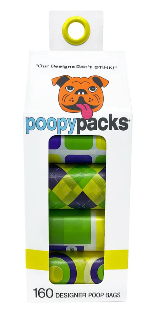 Poopy Packs 8 Rolls Dog Poop Bags - Pet's Shop