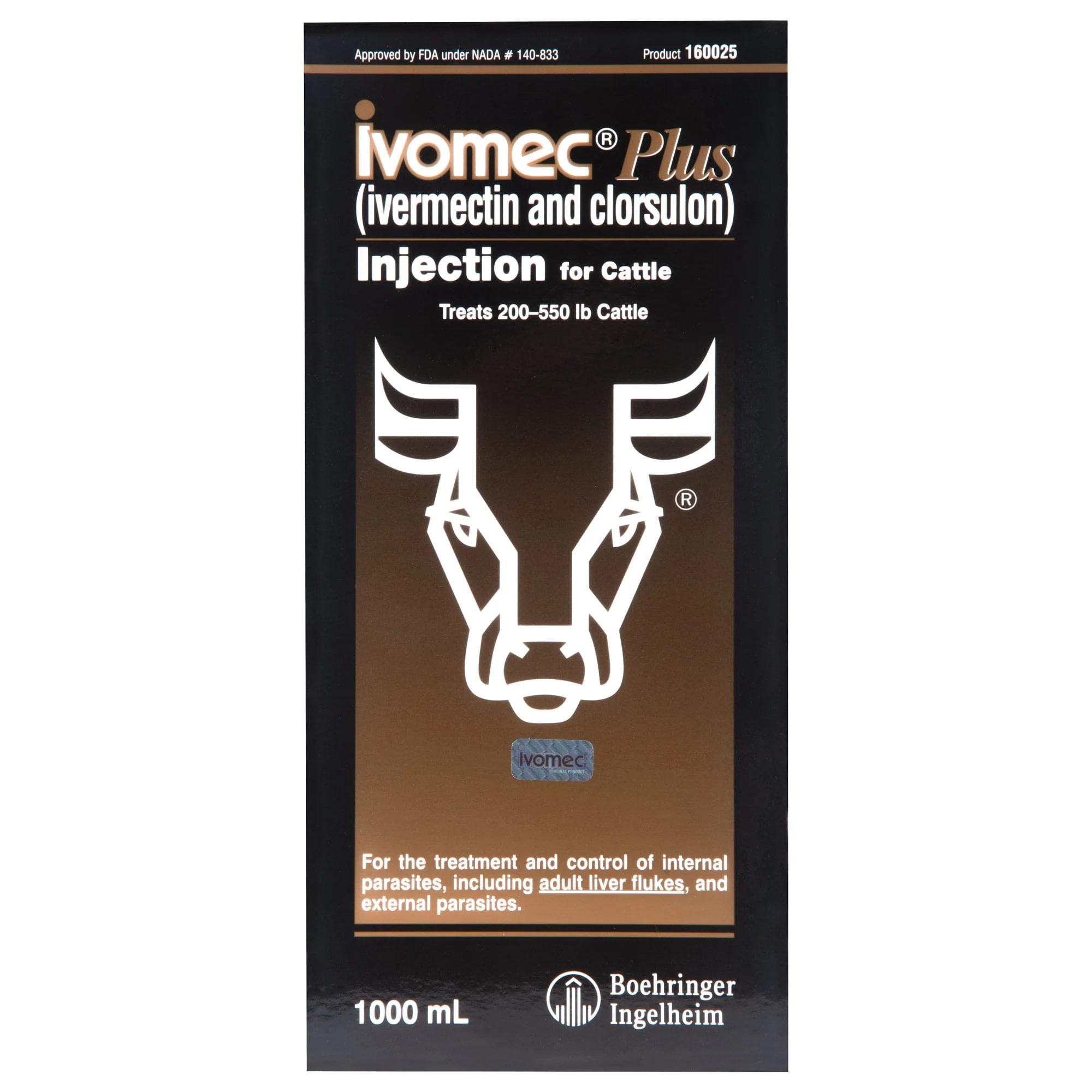 Ivomec Plus Injectable Cattle Wormer - Pet's Shop