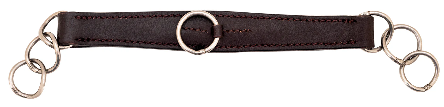 Leather Curb Chain, Full, Brown - Pet's Shop