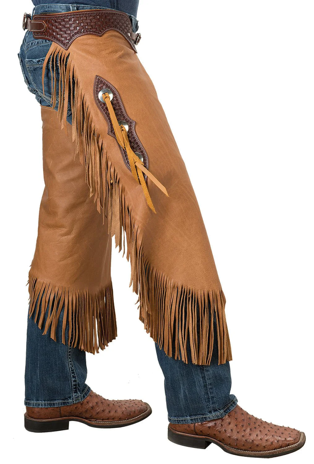 Basketweave Yoke Chinks - Pet's Shop