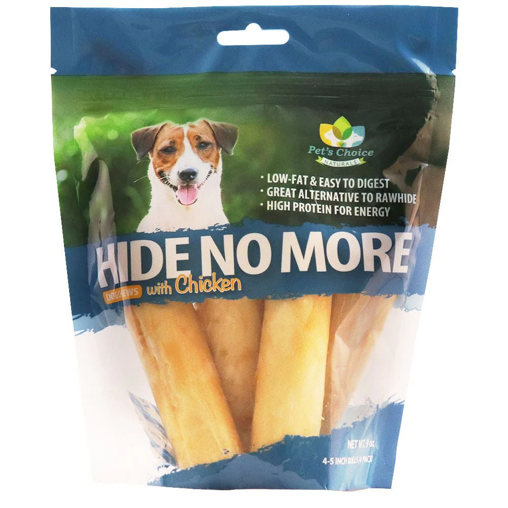 Pet's Choice Hide No More Dog Chews with Chicken - Pet's Shop