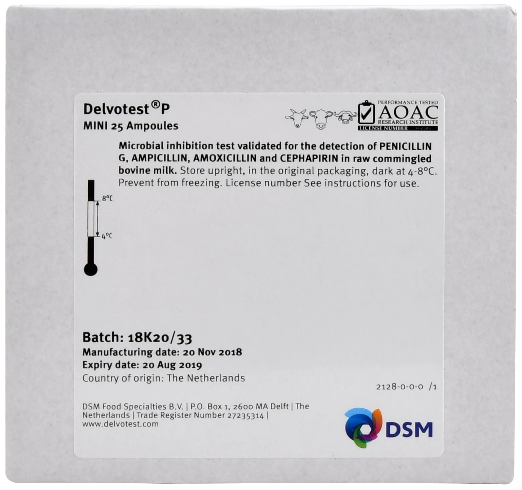 Delvotest Mini P Milk Test - Pet's Shop