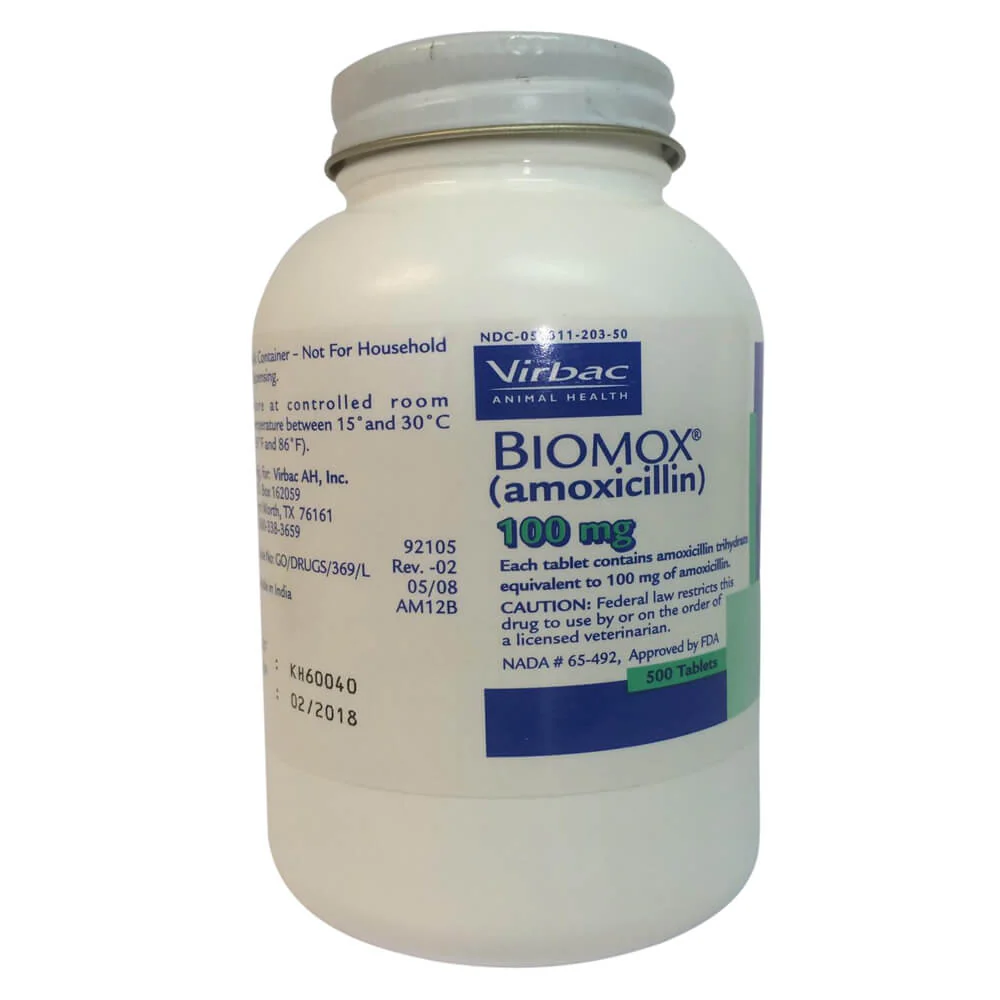 Rx Biomox (amoxicillin) Tablets for Dogs - Pet's Shop