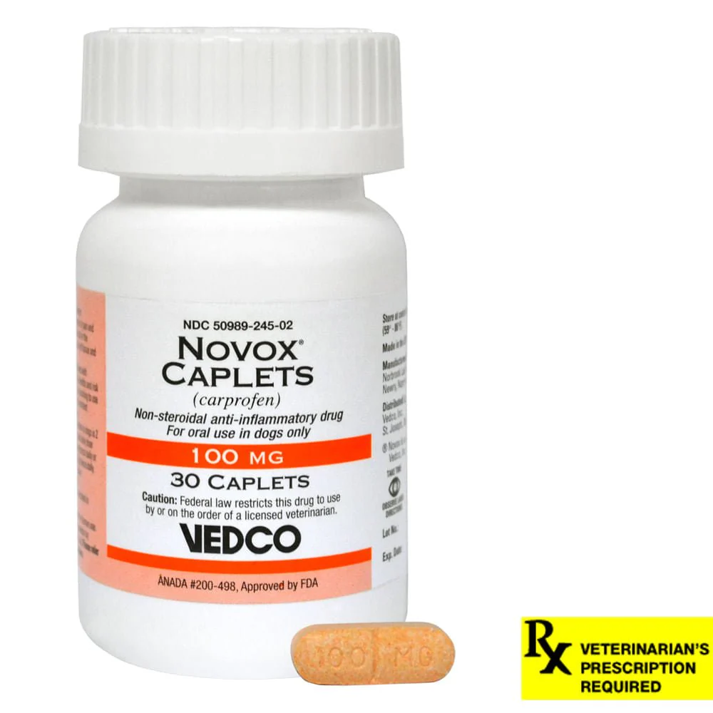 Rx Novox (carprofen) Caplets for Dogs - Pet's Shop