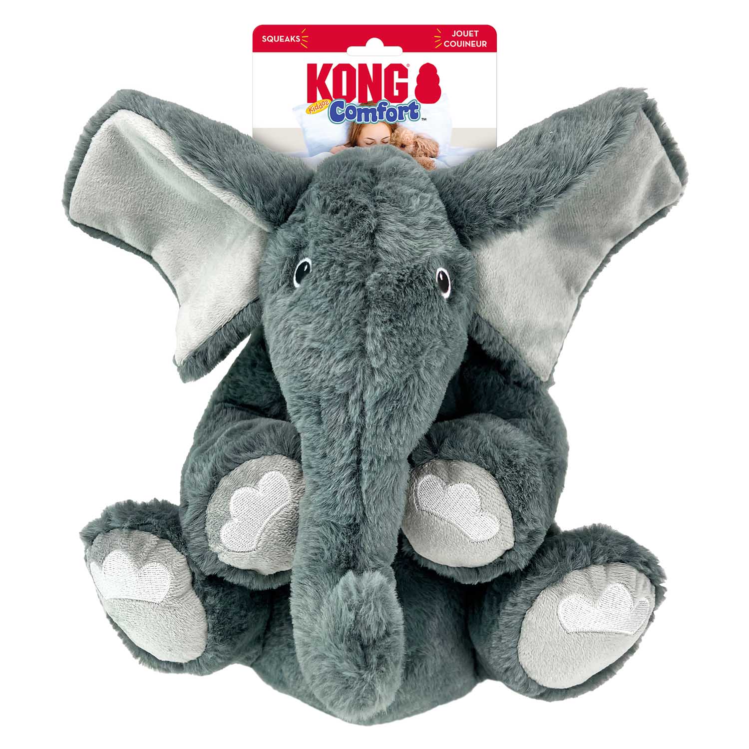 KONG Comfort Kiddos Jumbo Elephant, XL - Pet's Shop