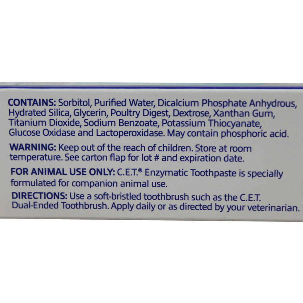 Virbac C.E.T. Enzymatic Pet Toothpaste for Dogs & Cats - Pet's Shop