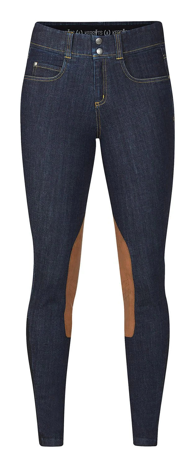 Kerrits Stretch Denim Knee Patch Breech - Pet's Shop