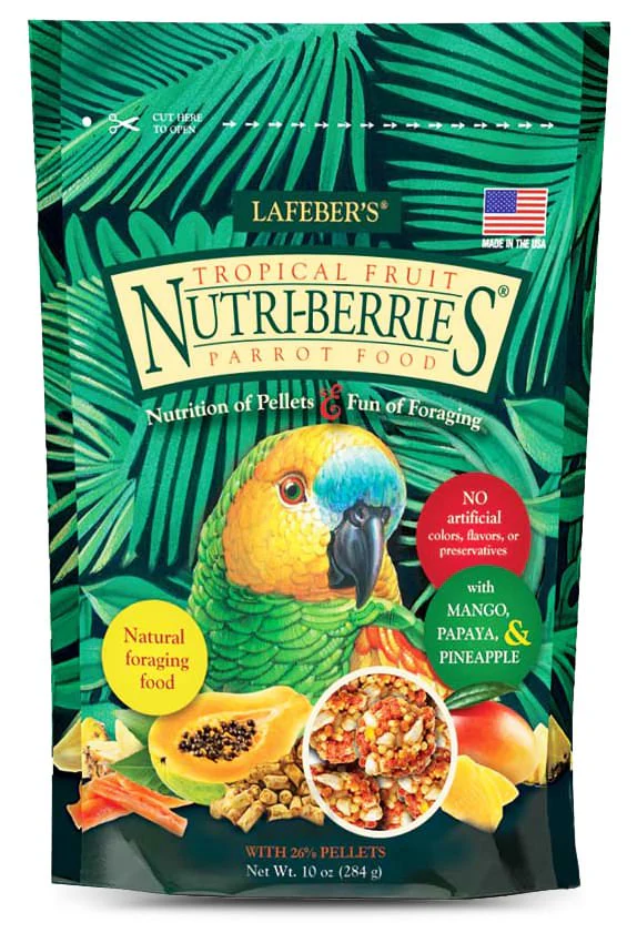 Lafeber Parrot Tropical Fruit Nutri-Berries, 10 oz bag - Pet's Shop