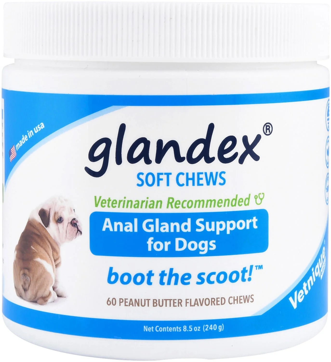 Glandex Soft Chews for Dogs, Peanut Butter - Pet's Shop
