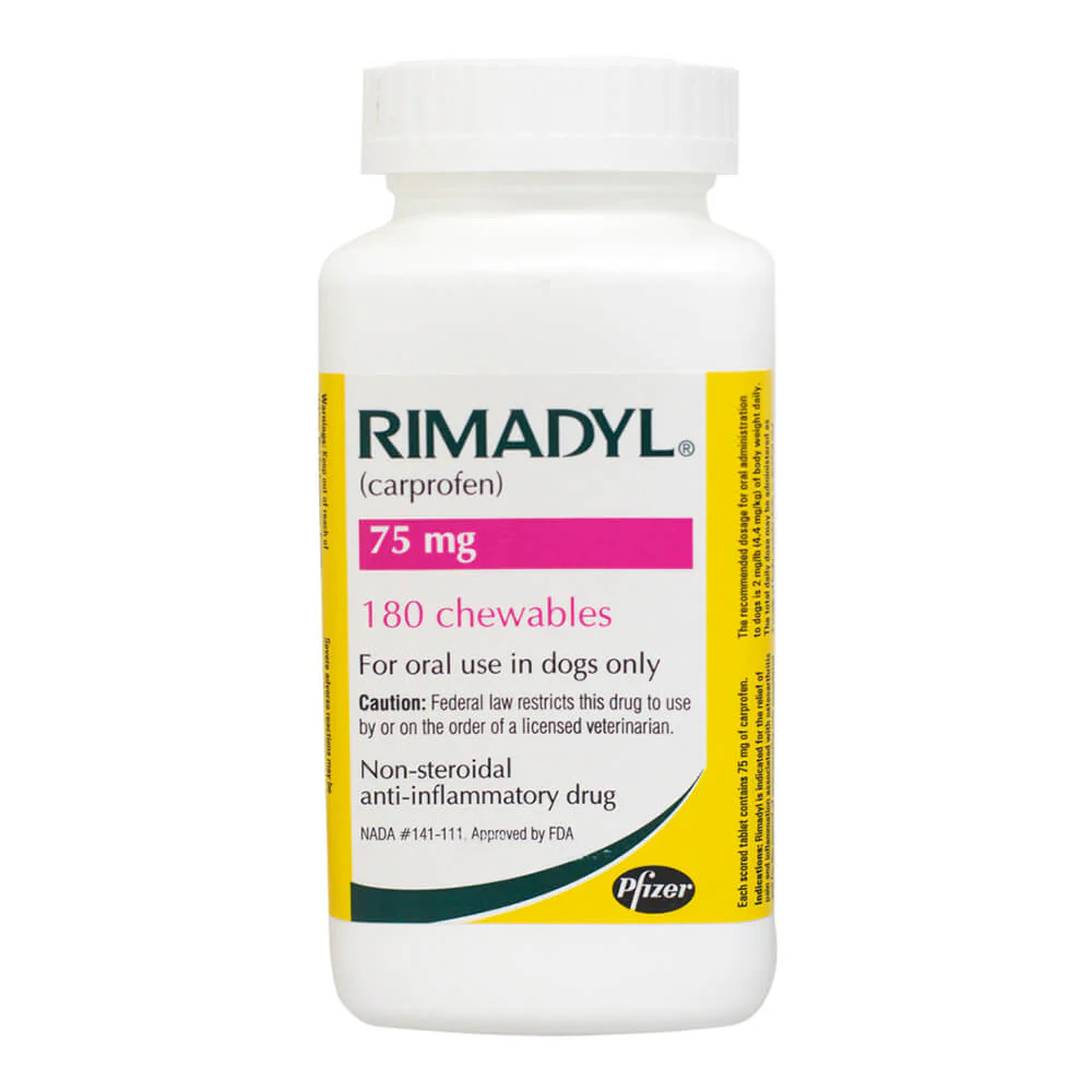 Rx Rimadyl (Carprofen) Chewable Tablets for Dogs - Pet's Shop