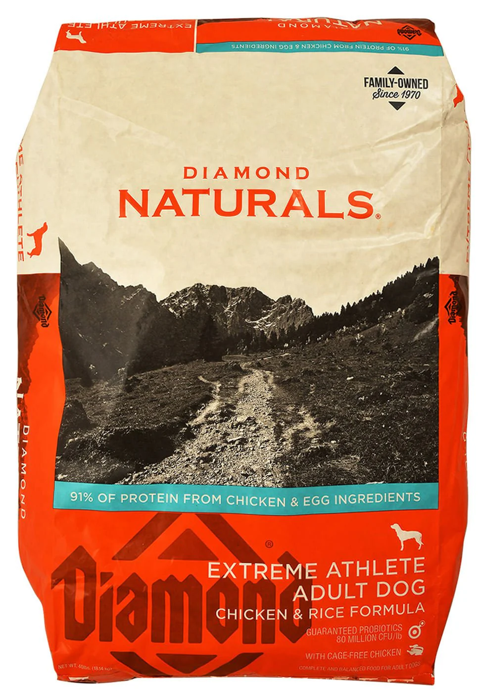 Diamond Naturals Extreme Athlete Adult Dog Food, Chicken & Rice Formula - Pet's Shop