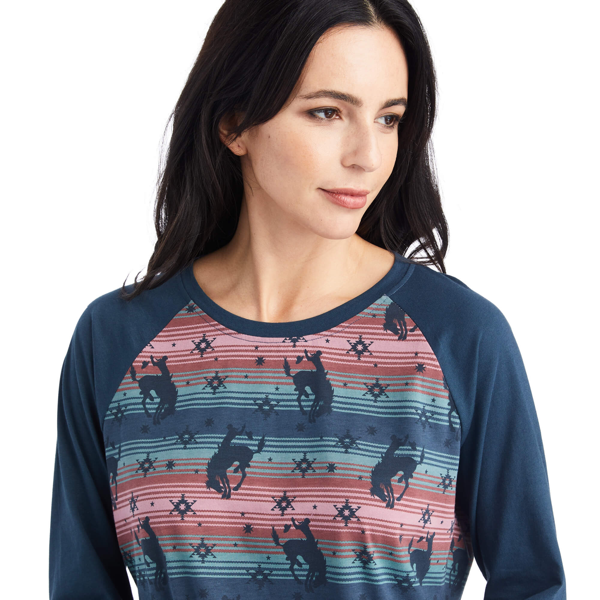 Ariat Women's Pajama Set, Bucking Serape - Pet's Shop