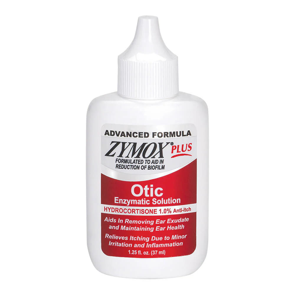 Zymox Advanced Formula PLUS Otic-Hydrocortisone, 1.25 oz - Pet's Shop