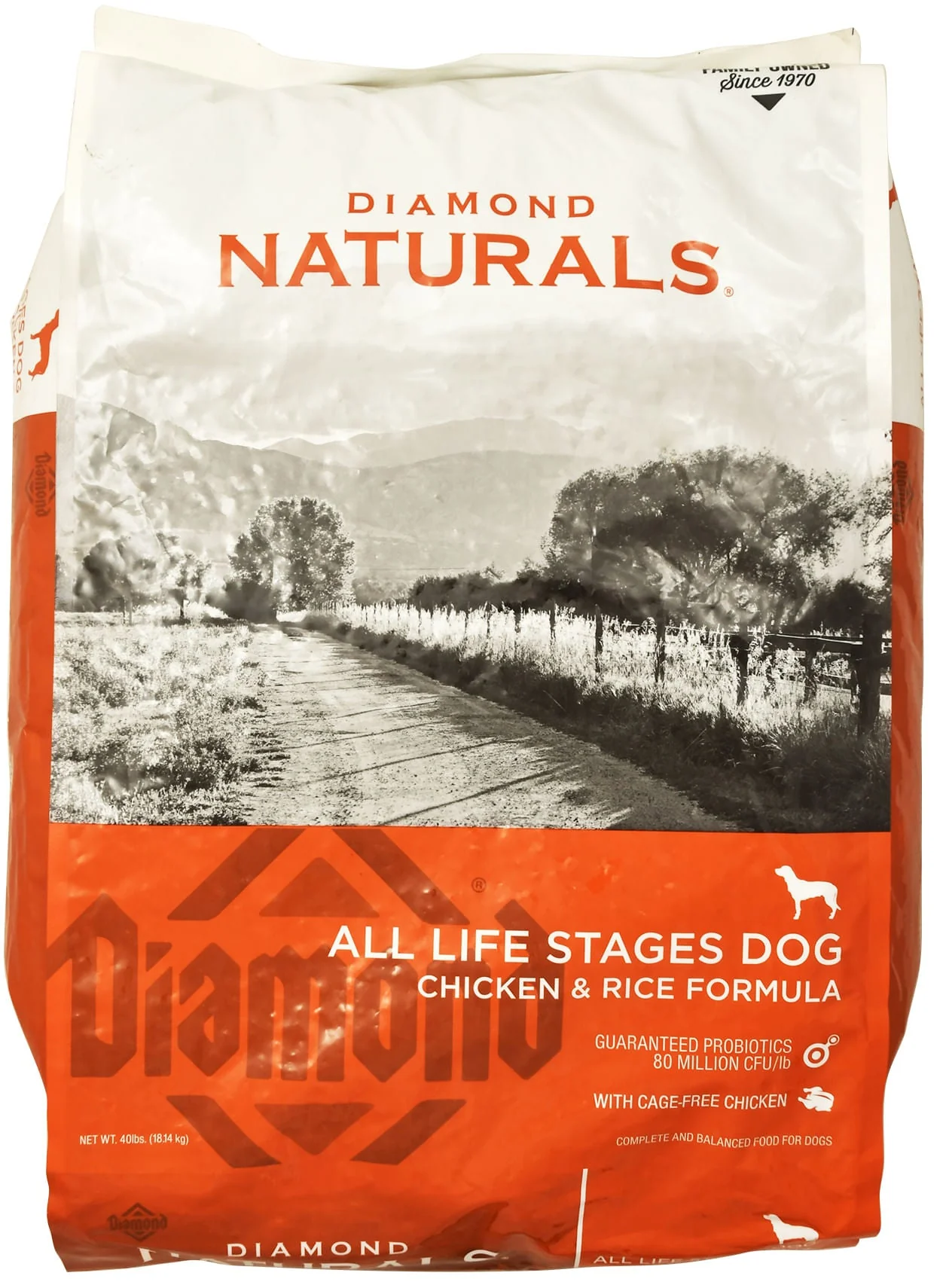 Diamond Naturals Chicken & Rice Formula, 40 lb - Pet's Shop