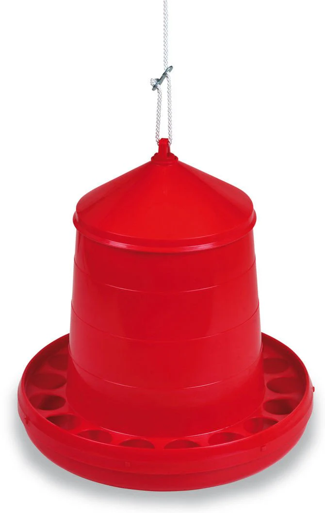 Plastic Hanging Poultry Feeder, 17 lb - Pet's Shop