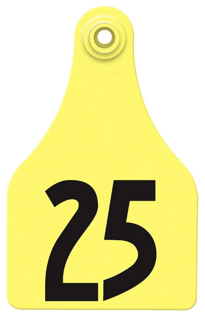 Special Order Allflex Global Numbered 2-Piece Ear Tags, 25 ct - Pet's Shop