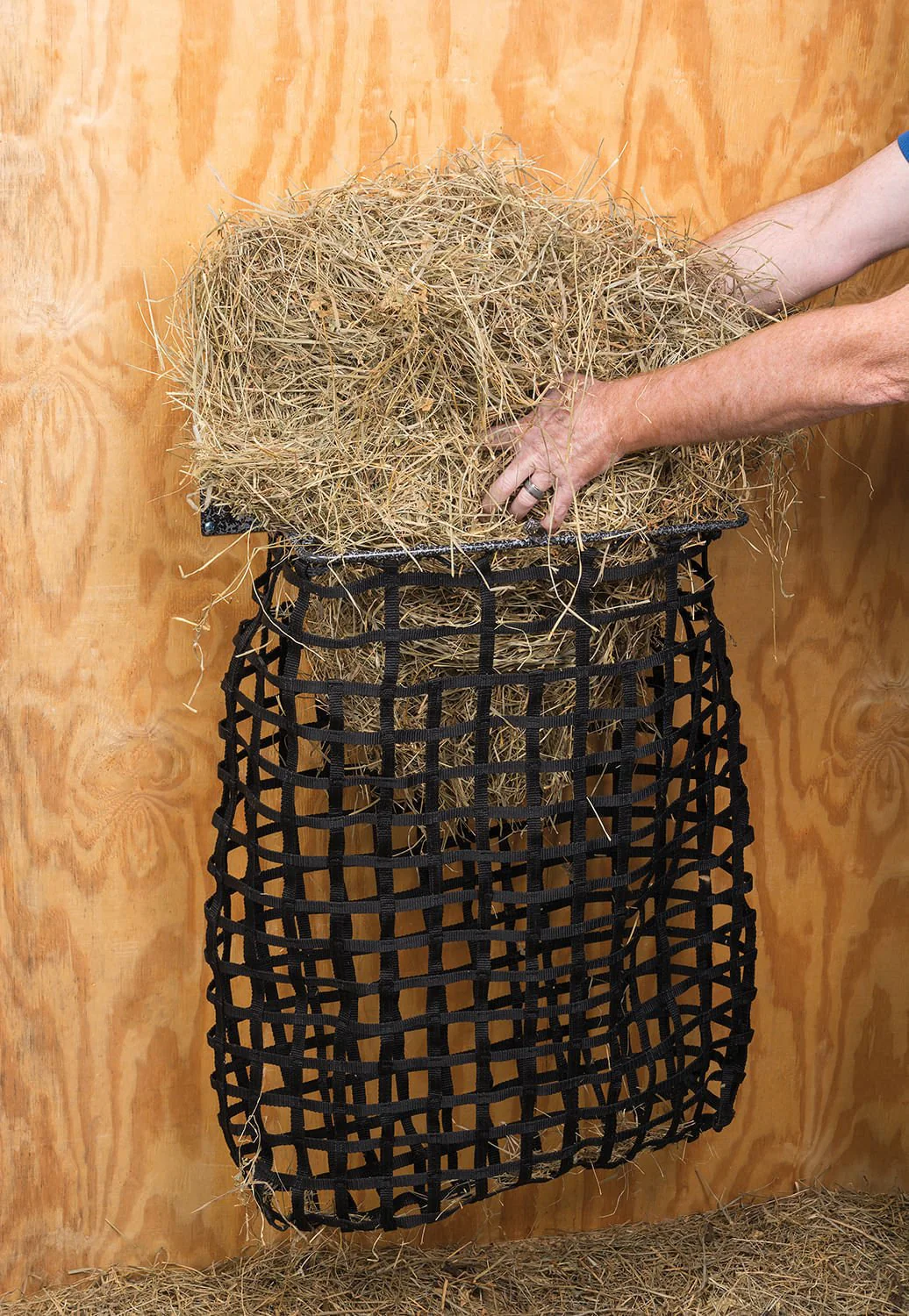 Hay Hoop Feeder for Horses with 1.5 inch Web Net - Pet's Shop