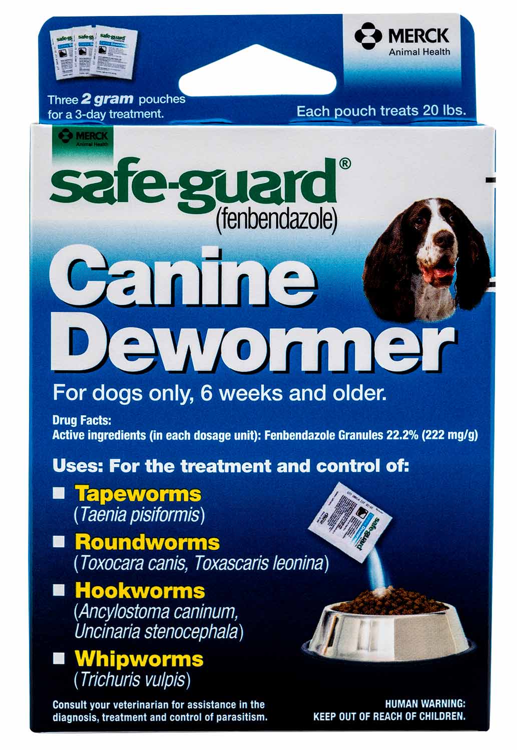 Safe-Guard Canine Fenbendazole Dewormer for Tapeworms, Roundworms, Hookworms, & Whipworms - Pet's Shop