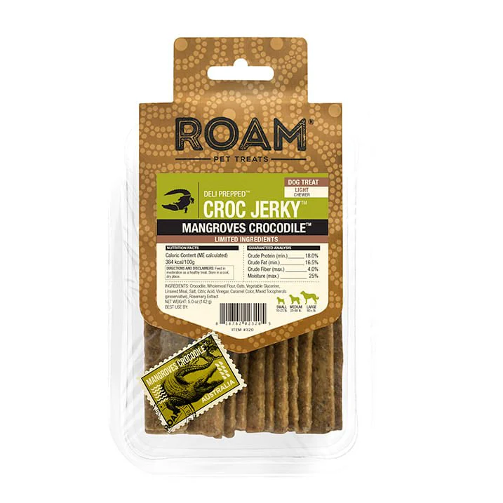 Roam Dog Treats Croc Jerky - Pet's Shop