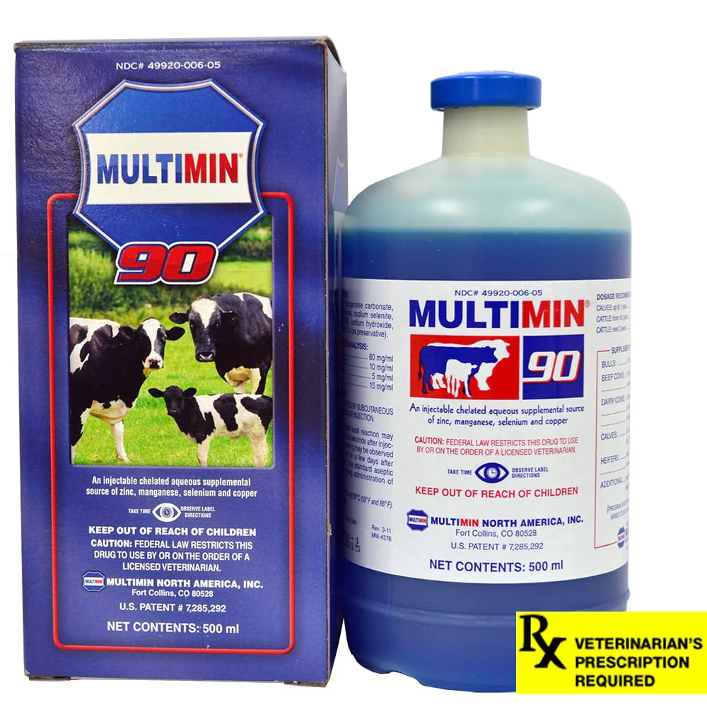 Rx Multimin 90 Injection for Cattle - Pet's Shop