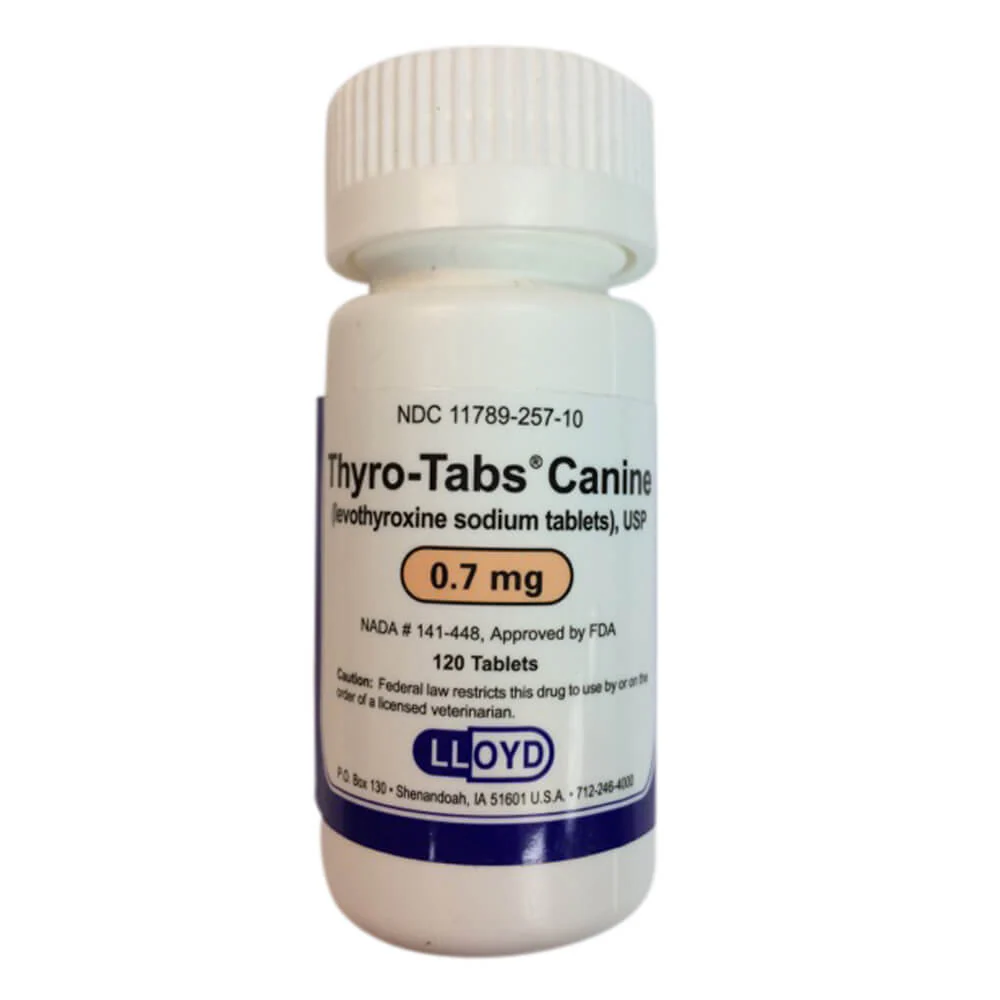 Rx Thyro-Tabs (levothyroxine sodium tablets) Tablets for Dogs - Pet's Shop