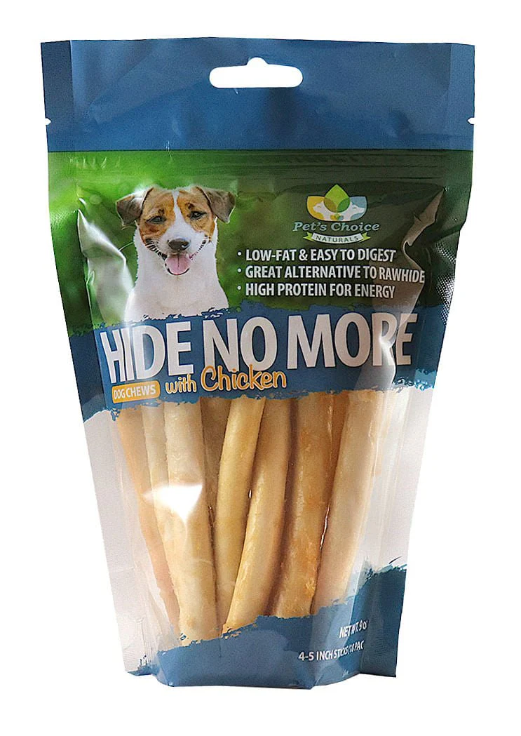 Pet's Choice Hide No More Dog Chews with Chicken - Pet's Shop