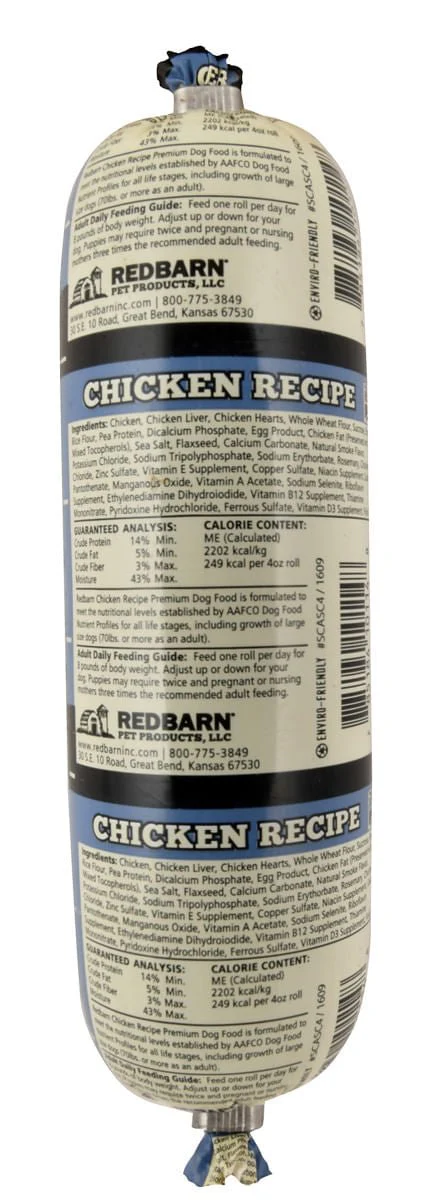 Redbarn Naturals Chicken Recipe Dog Food Roll - Pet's Shop
