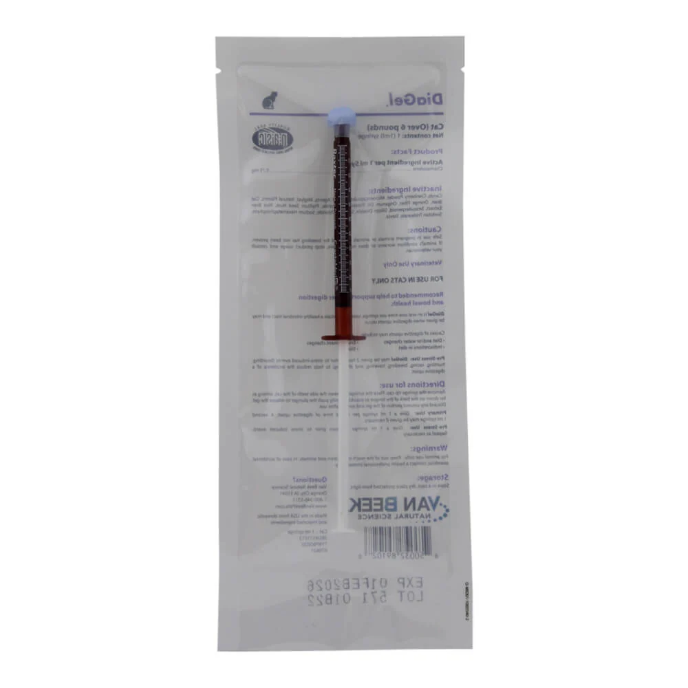 Van Beek Cat DiaGel, 1mL Syringe - Pet's Shop