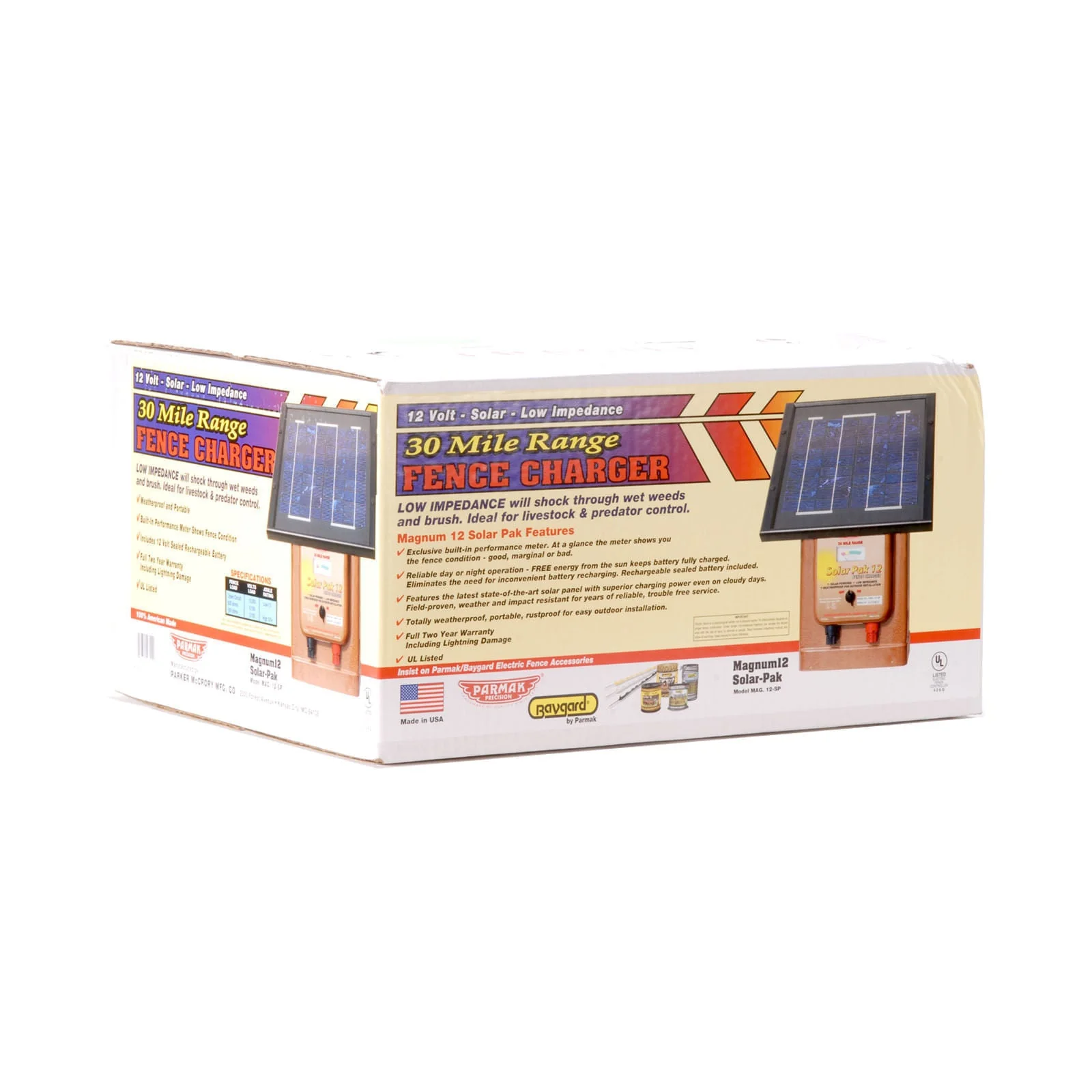 Parmak Solar-Pak 12 Fence Charger - Pet's Shop
