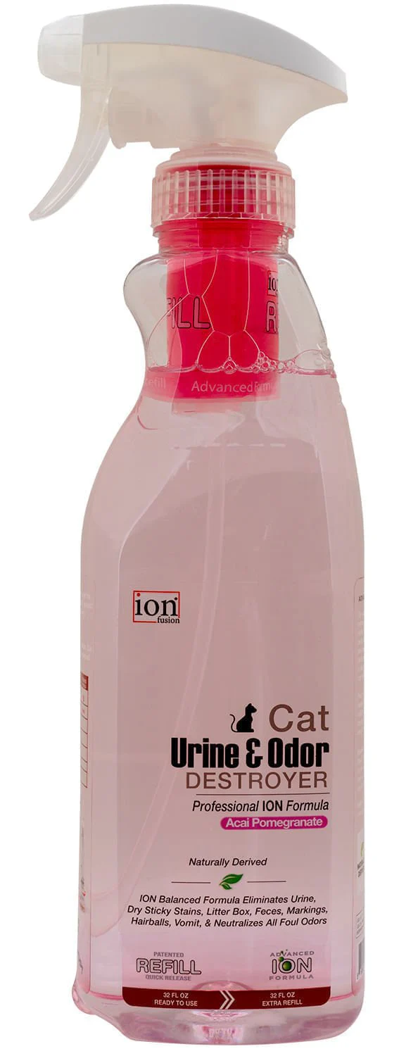 Cat Urine & Odor Destroyer, Acai Pomegranate, 32 oz - Pet's Shop