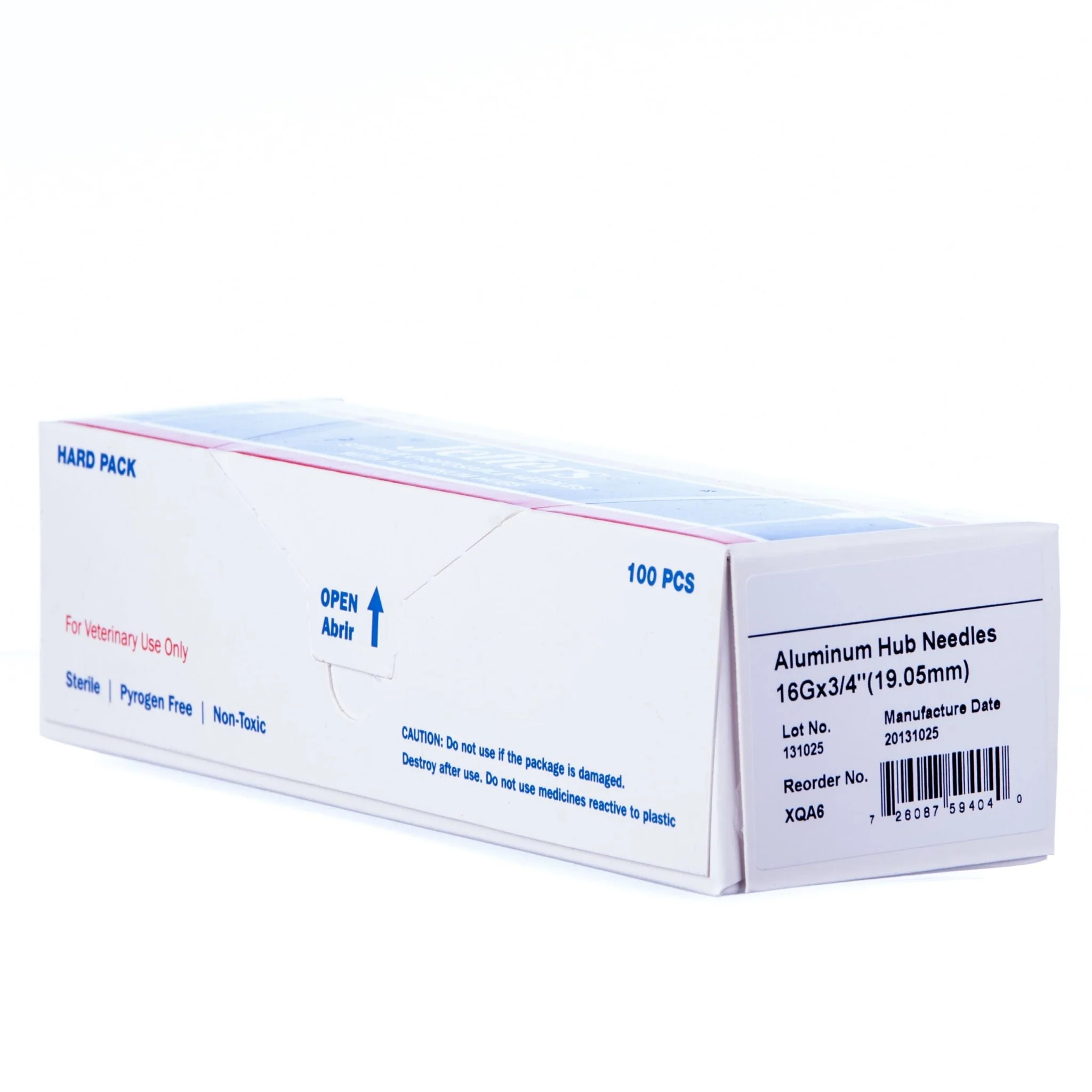 Aluminum Hub Needles, Box of 100 - Pet's Shop