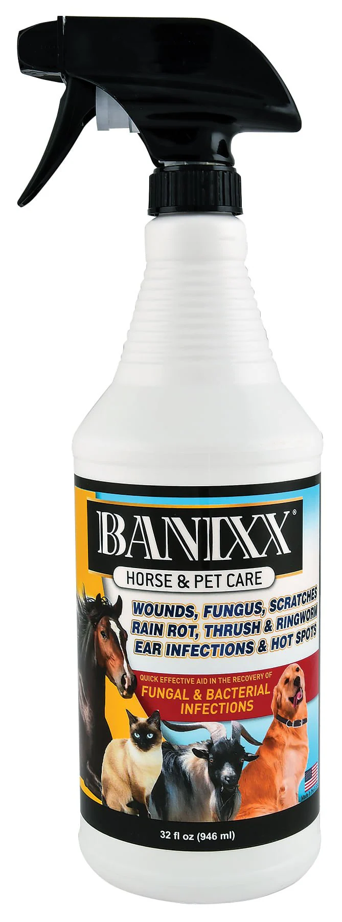 Banixx Horse & Pet Care Antibacterial & Antifungal Spray - Pet's Shop