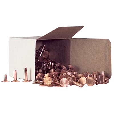 Assorted No. 9 Copper Rivets, 1 lb - Pet's Shop