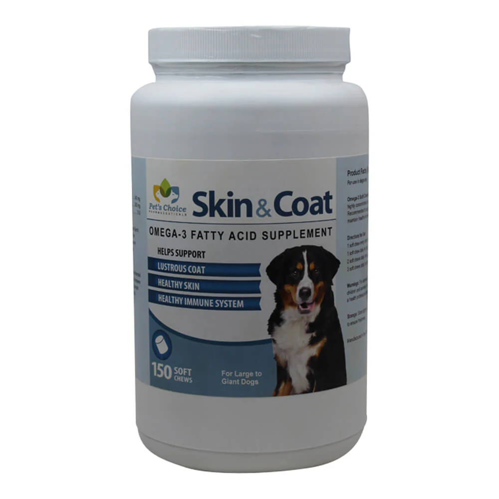 Skin & Coat Omega Soft Chews for Dogs - Pet's Shop