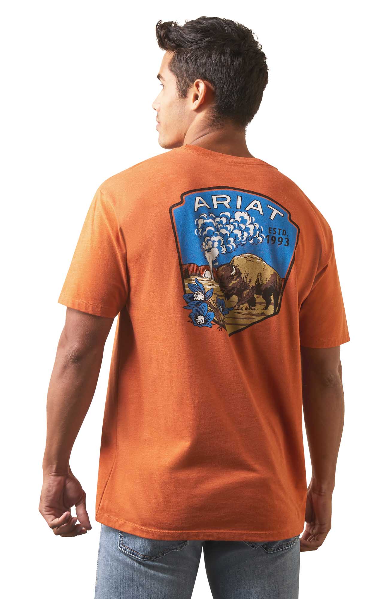 Ariat Men's Old Faithful Short Sleeve T-Shirt - Pet's Shop