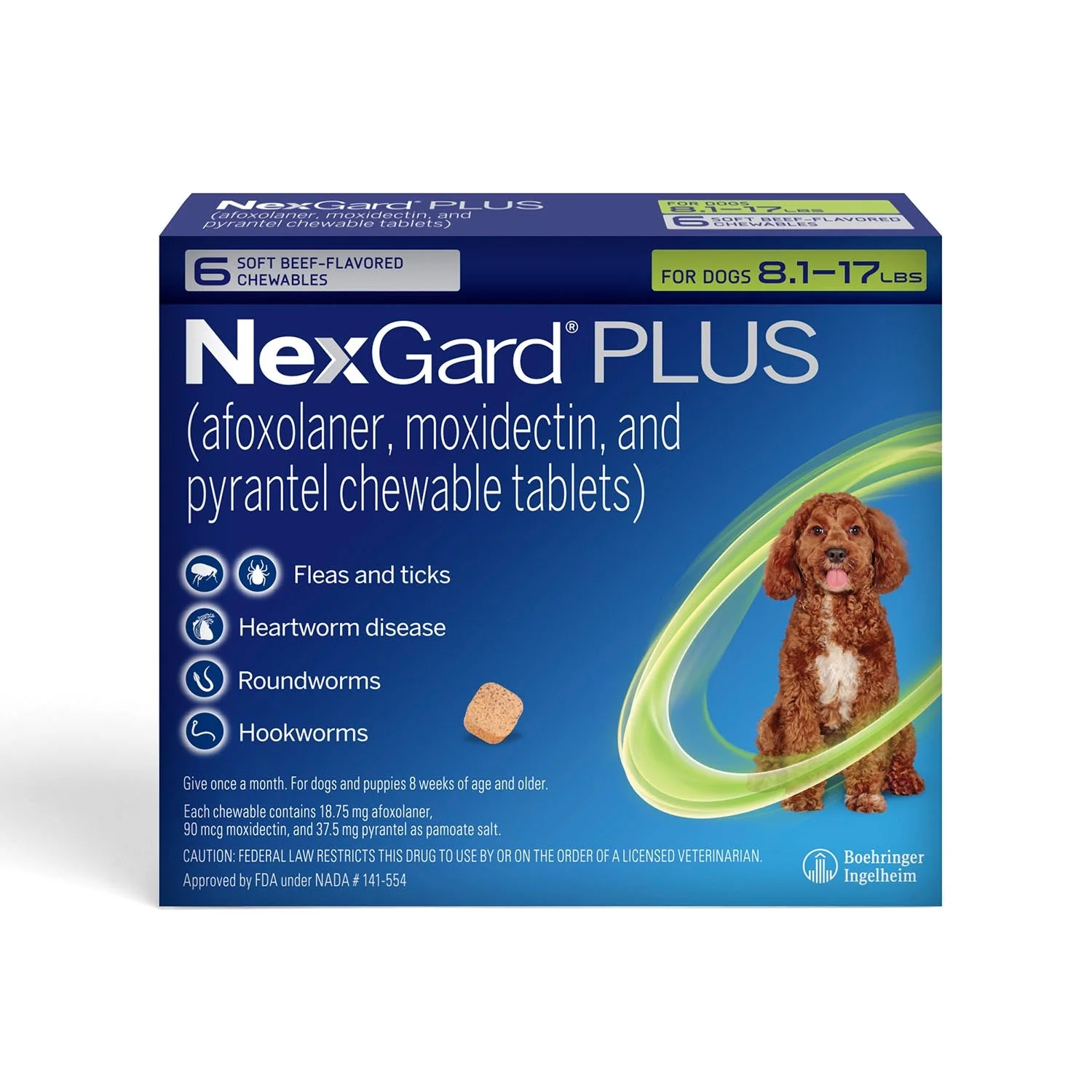 Rx NexGard Plus Chewable Flea & Tick Tablets for Dogs - Pet's Shop
