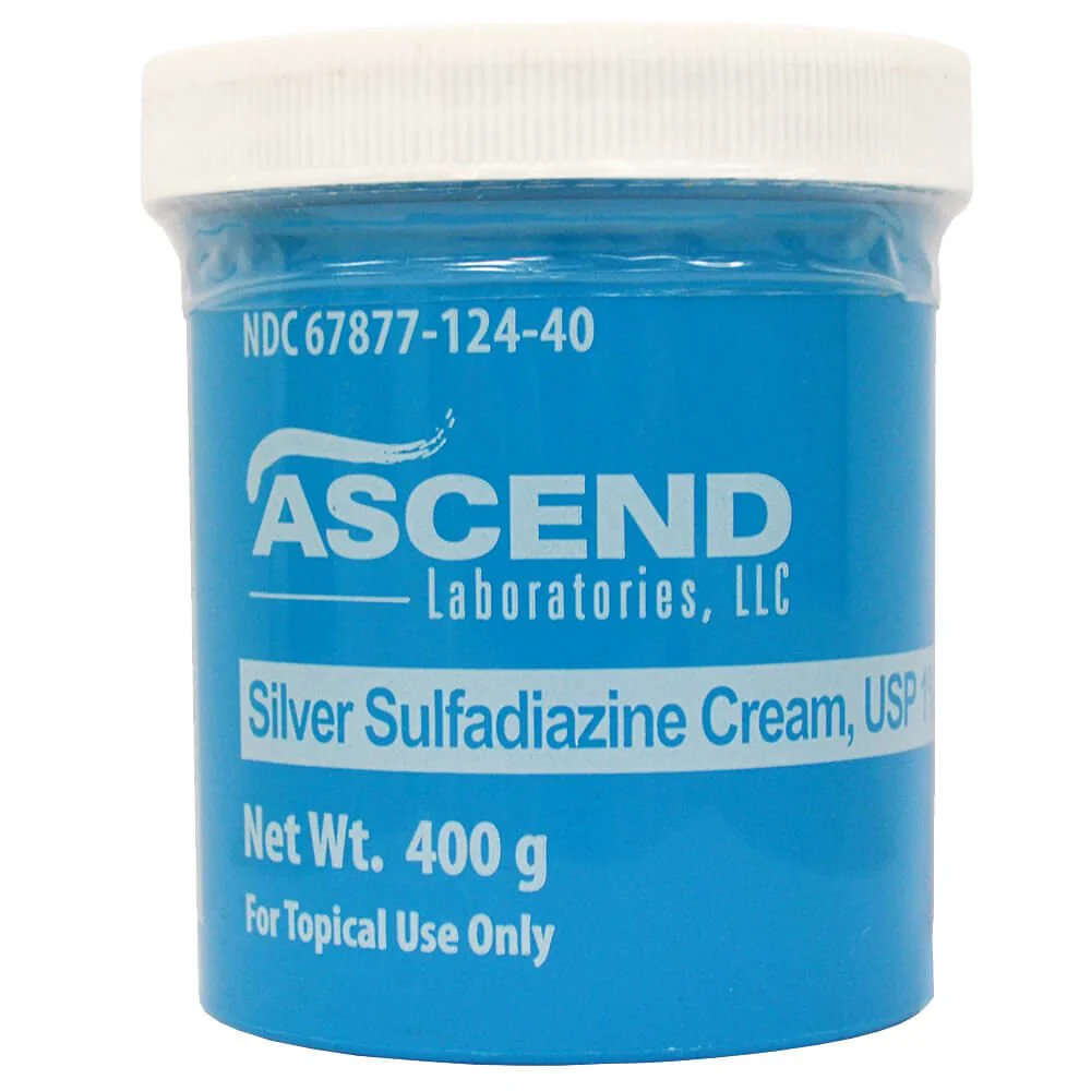 Rx Silver Sulfadiazine Topical Cream 1% for Horses, Dogs, & Cats, 400 gram - Pet's Shop