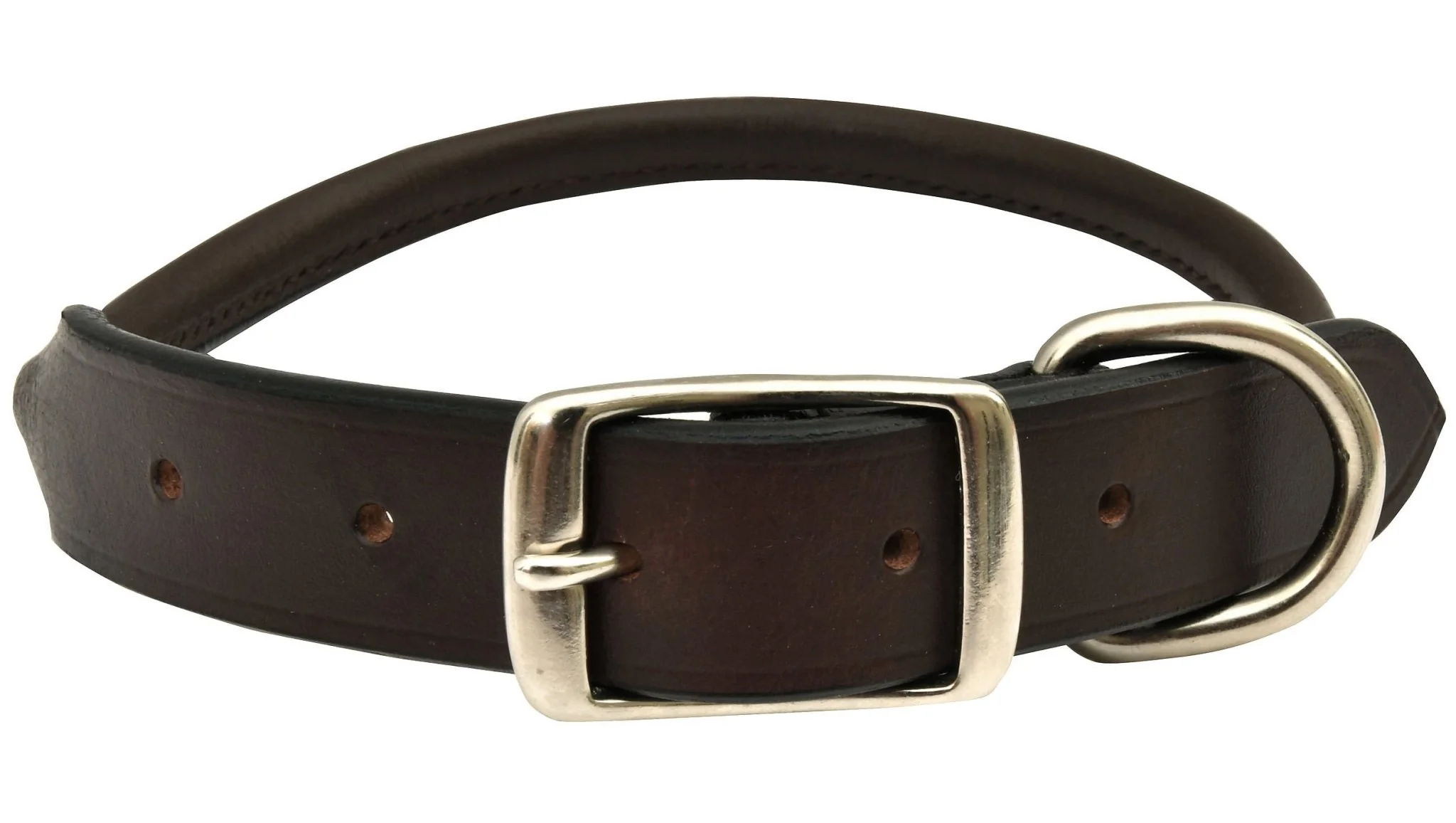 Premium Rolled Leather Collar - Pet's Shop
