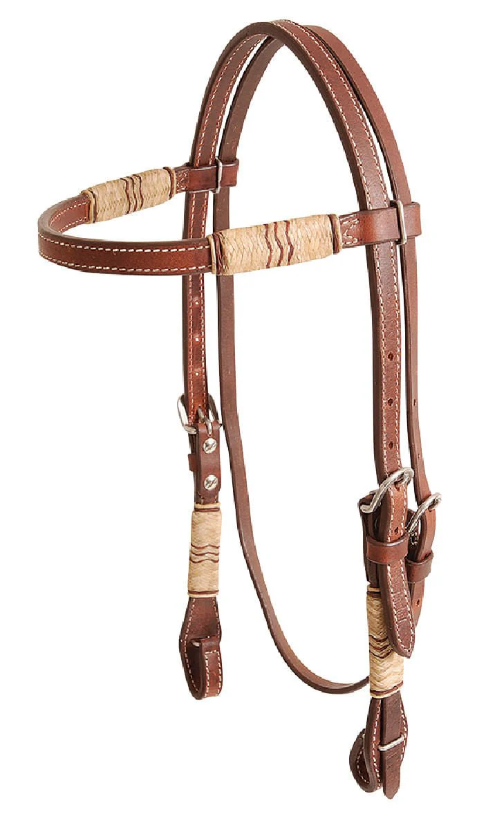 Cashel Rawhide Trim Browband Headstall - Pet's Shop