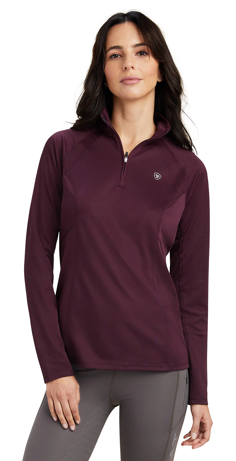 Ariat Women's Sunstopper 2.0 1/4 Zip Baselayer - Pet's Shop