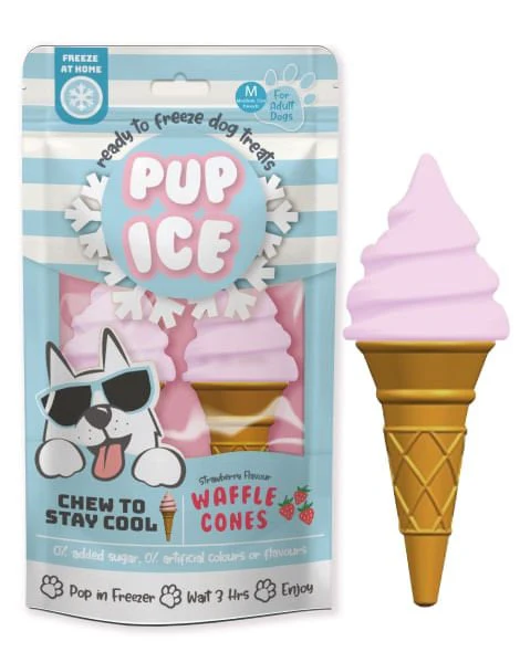Pup Ice Waffle Cone, 2pk - Pet's Shop